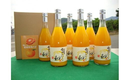 ZY6114n_果樹園紀の国 有田みかんの和α ７２０ｍｌ×６本入