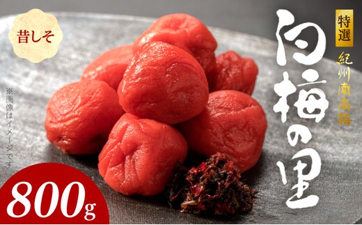 SF2002_特選紀州南高梅「白梅の里」昔しそ 800ｇ