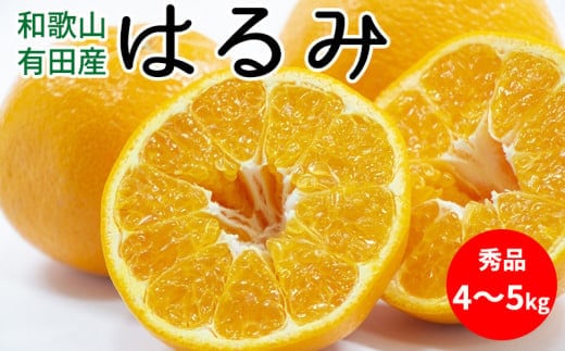 U6308_【2026年先行予約】はるみ 秀品 約4～5kg 和歌山県有田産