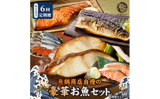 G60-T89_魚鶴自慢 豪華お魚セット 全6回定期便