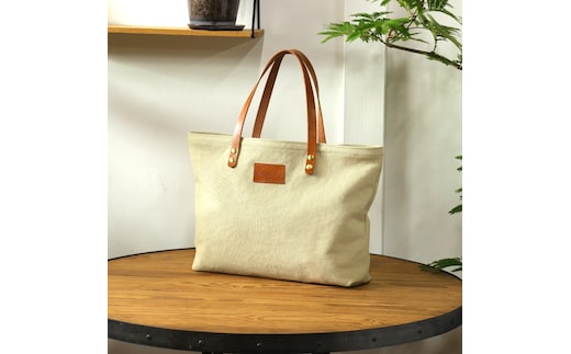 帆布トートバッグ【ベージュ】 