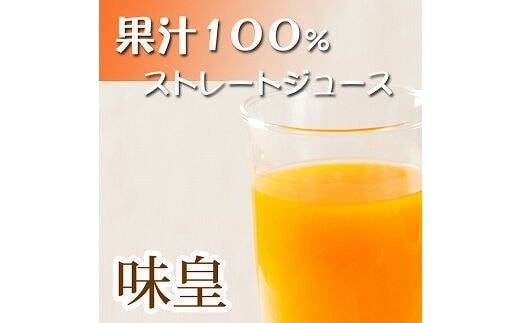有田みかん 果汁100％ジュース「味皇」720ml×2本 2セット