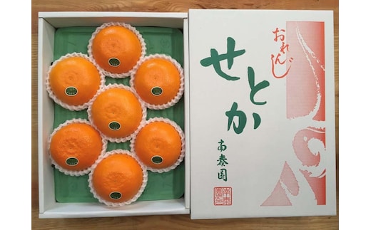 化粧箱 柑橘の大トロ ハウス せとか 厳選 大玉 7玉入