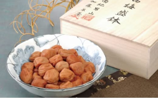 南紀男山焼き盛鉢入 うす塩味梅800g