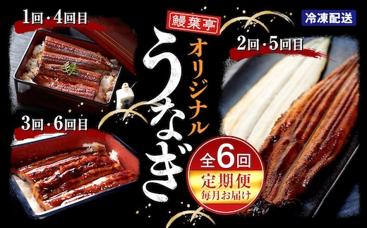 鰻葉亭オリジナルうなぎ定期便 毎月お届け全６回
