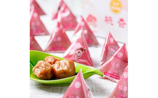 紀州南高梅 桃風味梅干（桃香）テトラピロー 12個入り【2箱】 | 小分け ギフト プレゼント 国産 はちみつ ※北海道・沖縄・離島への配送不可