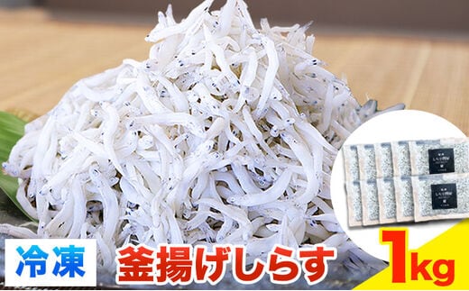冷凍釜揚げしらす 1kg 大五海産《60日以内に出荷予定(土日祝除く)》 和歌山県 日高町 釜揚げ しらす 冷凍 シラス 釜揚げシラス 海産物 海鮮 海鮮丼 丼 シラス丼 しらす丼---wsh_fdig3_60d_23_20000_1kg---