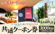 由良湾を一望できる ゲストハウス コーストカフェ楽 共通クーポン券 3000円分 1000円分×3枚《90日以内に出荷予定(土日祝除く)》和歌山県 日高町 観光 クーポン お食事 カフェ 宿泊---wsh_rkau_90d_22_12000_3k---