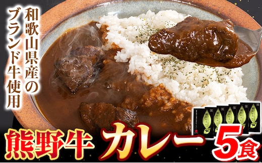 牛肉 熊野牛 カレー 5食セット 株式会社Meat Factory《30日以内に出荷予定(土日祝除く)》和歌山県 日高川町 熊野牛 牛 和牛 焼肉 希少部位 ミスジ 焼肉---wshg_mfy38_30d_24_14000_5p---