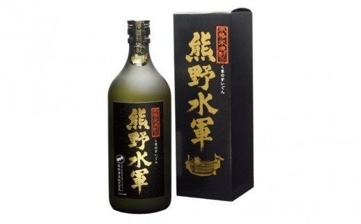 熊野水軍 米焼酎 720ml×1本 化粧箱入り / しょうちゅう 米 米焼酎 焼酎 お酒 酒 和歌山 【eki132B】