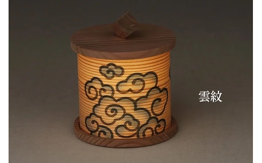 豆行灯 雲紋 / 行灯 職人 和モダン タッチセンサー 癒しグッズ【hak108】