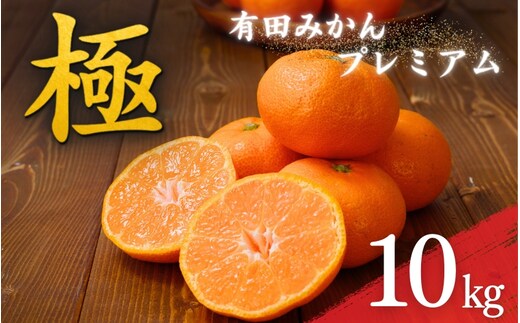＼光センサー選別／極 有田みかんプレミアム 10kg【光センサー 高糖度選別品】2S～Lサイズ 有機質肥料100% ※2026年11月～2027年1月に順次発送予定※北海道・沖縄・離島への配送不可 【nuk156D】