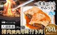 八頭郡産猪肉 焼肉用味付き肉 760g 380g × 2パック やまのおかげ屋《90日以内に出荷予定(土日祝除く)》鳥取県 八頭町 猪肉 ジビエ 焼肉 八頭郡産 イノシシ 猪---yazu_yoy_73_760g---