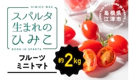 スパルタ生まれのひみこ ミニトマト約2kg入り【配送不可：離島】  ひみこ ミニトマト フルーツトマト トマト 完熟 産地直送 GC-22