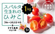 スパルタ生まれのひみこ フルーツミニトマト 約1kg＆トマトあめ5袋セット【配送不可：離島】 ひみこ ミニトマト フルーツトマト トマト 完熟 産地直送 GC-23