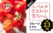 【訳あり】スパルタ生まれの笑ちゃん フルーツトマト 約2.3kg【配送不可：離島】 訳あり トマト ミニトマト フルーツトマト フルティカ 完熟 産地直送 GC-16