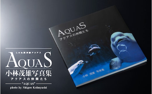 AQUAS アクアスの仲間たち 小林茂雄写真集 本 写真集 しまね海洋館アクアス 海洋館 水族館 海の生き物 生き物 イルカ ペンギン サメ エイ 子供 孫 KS-1