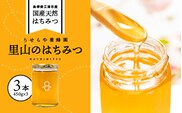 里山のはちみつ3本(450g×3本)セット RY-10 国産はちみつ はちみつ ハチミツ 蜂蜜 セット