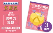 プリント 江津市限定返礼品 七田式小学生プリント 思考力算数 3年生 SC-39 しちだ 七田式 小学生 3年生 算数 さんすう プリント