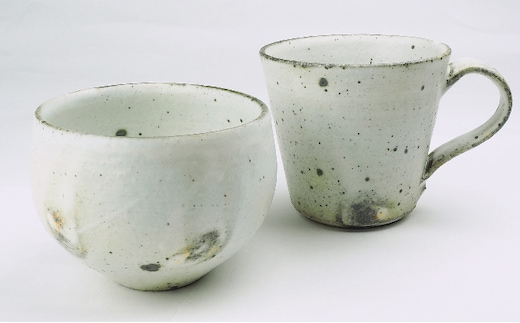 粉引ほっこり湯呑M 粉引マグカップ セット 食器 雑貨 日用品 