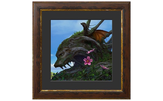 内尾和正 イラスト 『心勇』 絵画 インテリア 