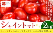 シャイントマト 2kg シャイントマトファーム《12月上旬-6月中旬頃出荷》岡山県 笠岡市 送料無料 トマト 野菜 ミニトマト【配送不可地域あり】---S-25---
