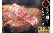 A5等級 黒毛和牛 ヒレステーキ 約400g（約200g×2枚）岡山県産