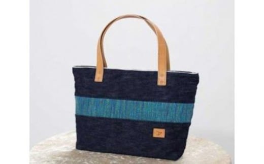 D-02 シルクデニム トートバッグ