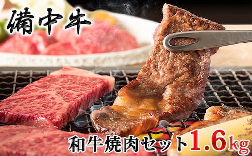 ［農林水産大臣賞受賞］備中牛 和牛焼肉セット 1.6kg お肉 牛肉 ロース モモ バラ 