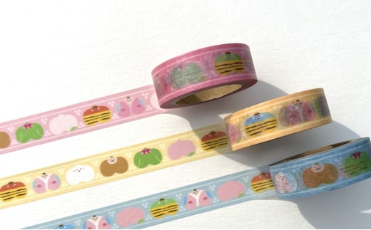 ももももたろうマスキングテープ3色セット マスキングテープ マステ セット ももたろう 桃太郎 岡山 高梁市