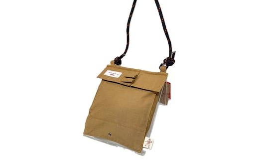 【一点物】高梁市消防本部 消防服リメイクポシェット(大) ポシェット バッグ ファッション かばん 鞄 岡山 高梁市