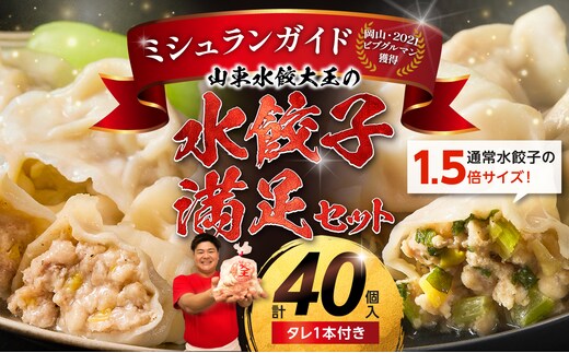 水餃子 満足セット（水餃子20個入（タレ付き）・香味水餃子20個入）【水餃子専門店 香味野菜 セロリ 大葉 みょうが 長ネギ 黄ニラ ぷるぷる もちもち 岡山県 備前市】