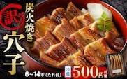 【訳あり】職人炭火焼き 穴子 （国産・韓国産）特選ブレンド6～14本（500g）タレ付き【焼穴子 国産 韓国産 ブレンド 炭火焼 香ばしい ふっくら ジューシー】