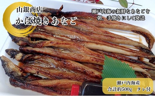 あなご 先行予約 山銀商店 かば焼き あなご (合計約500g) 産地直送 穴子 魚介類 アナゴ 