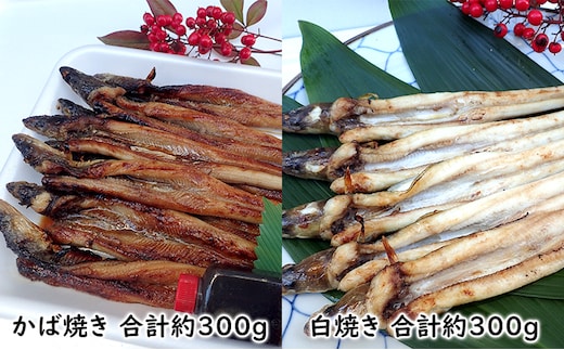 あなご 先行予約 山銀商店 白焼き ・ かば焼き あなご セット （合計約600g) 産地直送 穴子 魚介類 アナゴ 