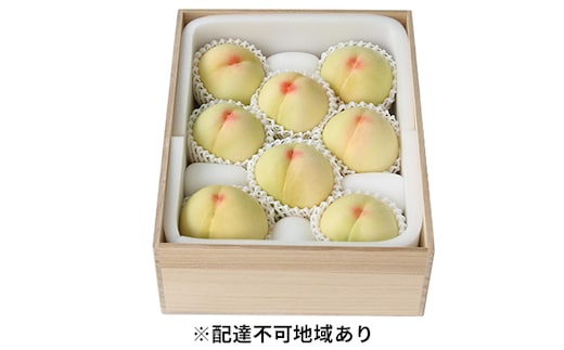 桃 2026年 先行予約 岡山特産 清水白桃 約2.0kg 7～8玉 桐箱入りもも モモ 岡山 国産 フルーツ 果物 ギフト 桃茂実苑 約2kg