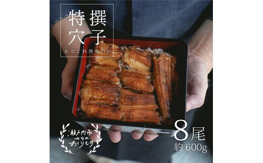 穴子 焼き穴子 8尾入 600g 蒲焼き 小分け 真空パック 厳選 特選 不揃い 小ぶり 魚貝類 魚介類 おかず 和食 魚料理 青島 冷蔵 冷蔵配送 岡山 岡山県 瀬戸内市
