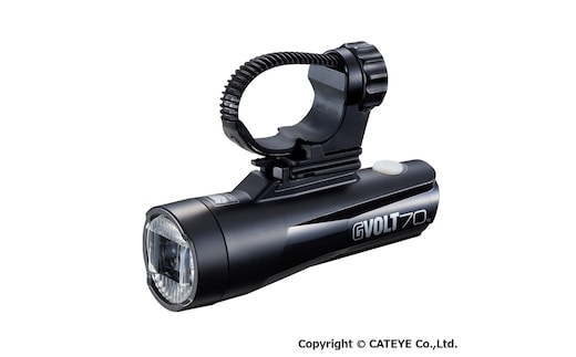 自転車用ライト GVOLT70 [HL-EL551RC] キャットアイ 自転車 ライト 充電 充電式 USB 防水 後付け 岡山 赤磐市