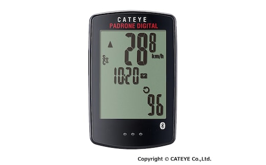 自転車用ワイヤレスサイクロコンピュータ PADRONE DIGITAL [CC-PA400B] キャットアイ 自転車 防水 後付け 岡山 赤磐市