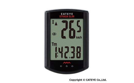 自転車用ワイヤレスサイクロコンピュータ STRADA SLIM [CC-RD310W] キャットアイ 自転車 防水 後付け 岡山 赤磐市