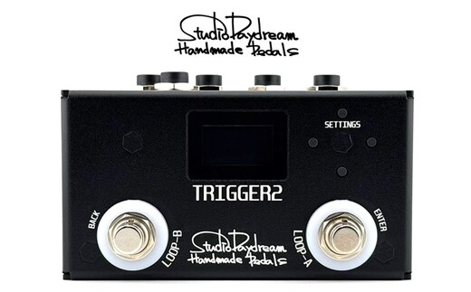 TRIGGER2 V6.3 StudioDaydream スイッチャー 2ループ MIDI コントロール端子 エフェクター ギター