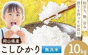 岡山県産 こしひかり 10kg(5kg×2袋)  無洗米 全農パールライス株式会社《30日以内に出荷予定(土日祝除く)》 岡山県 浅口市 送料無料 こめ 無洗米 コシヒカリ---124_3381_30d_25_23500_5kg_m---