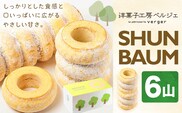 SHUN BAUM 6山 洋菓子工房ベルジェ《2026年6月上旬-9月下旬頃出荷》岡山県 浅口市 バウムクーヘン スイーツ お菓子 プレゼント 贈答用 バームクーヘン---124_c3600_6a9c_25_17000_6k---