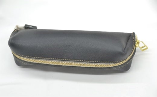 革工房Manly トレイになるペンケース ブラック ファッション アクセサリー ファッション小物 