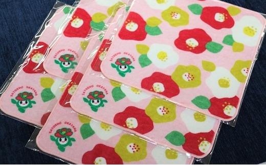 里庄町イメージキャラクター「里ちゃん」ミニタオル５枚 里庄町 里ちゃん 8000円 日用品 