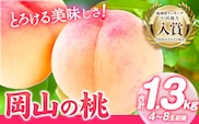 【2026年発送先行予約】桃 もも 岡山の桃 約1.3kg 4～8玉前後 《2026年6月下旬-9月上旬頃出荷》 岡山県 矢掛町 厳選出荷 白桃 黄桃 はなよめ 日川白鳳 白鳳 清水白桃 おかやま夢白桃 川中島白桃 白皇 黄金桃 果物 フルーツ 桃---ofn_cwomx_l69_25_12500_1300---