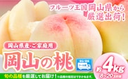 【2026年発送先行予約】桃 岡山県産 岡山の桃 約4kg 《2026年6月下旬-9月上旬頃出荷》 岡山県 矢掛町 厳選出荷 白桃 黄桃 はなよめ 日川白鳳 白鳳 清水白桃 おかやま夢白桃 川中島白桃 白皇 黄金桃 果物 フルーツ 桃 ---ofn_cwomx_l69_25_36000_4---