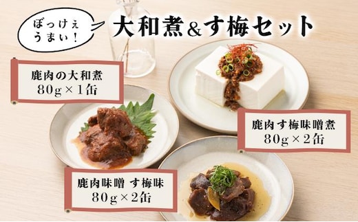 ぼっけぇうまい！大和煮＆す梅セット［008-a011］