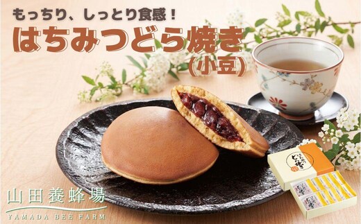 はちみつどら焼き(小豆)〈10個/1箱〉（26434）【006-a141】｜はちみつどら焼き どら焼き 和菓子 はちみつ 小豆 あんこ 焼き菓子 手土産 岡山県 鏡野町