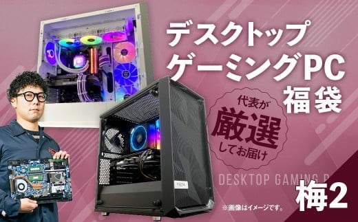 何が届くかお楽しみ! デスクトップ ゲーミング PC 福袋 ”梅2” 1台 おまかせ Windows11 Windows Gaming パソコン 岡山県 奈義町